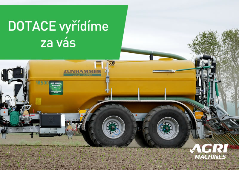 Zemědělské dotace vyřídíme za vás v Agri Machines